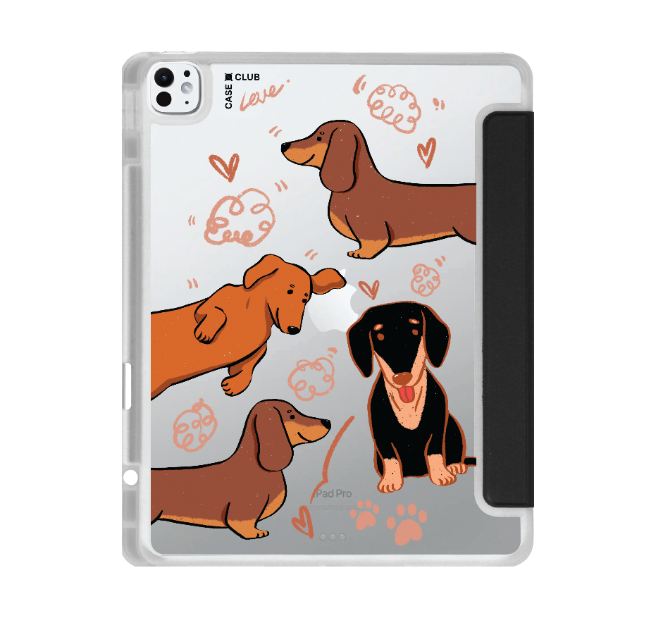 brown dachshund pattern