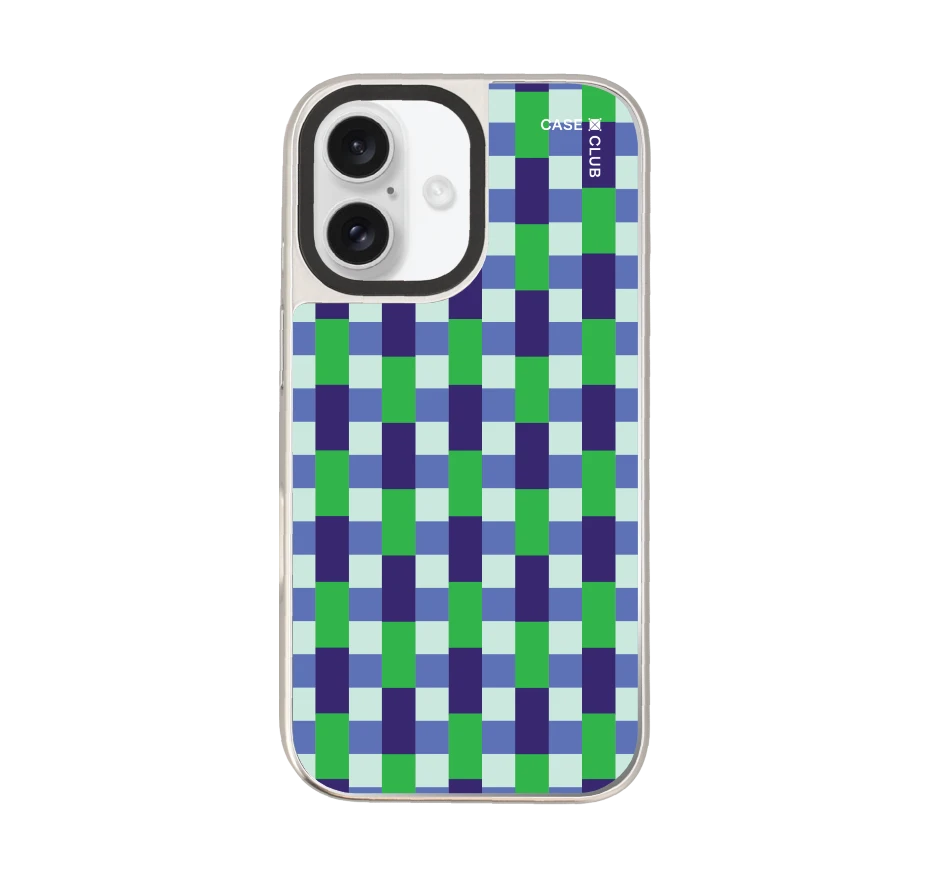 กริด ตารางสีเขียวน้ำเงิน