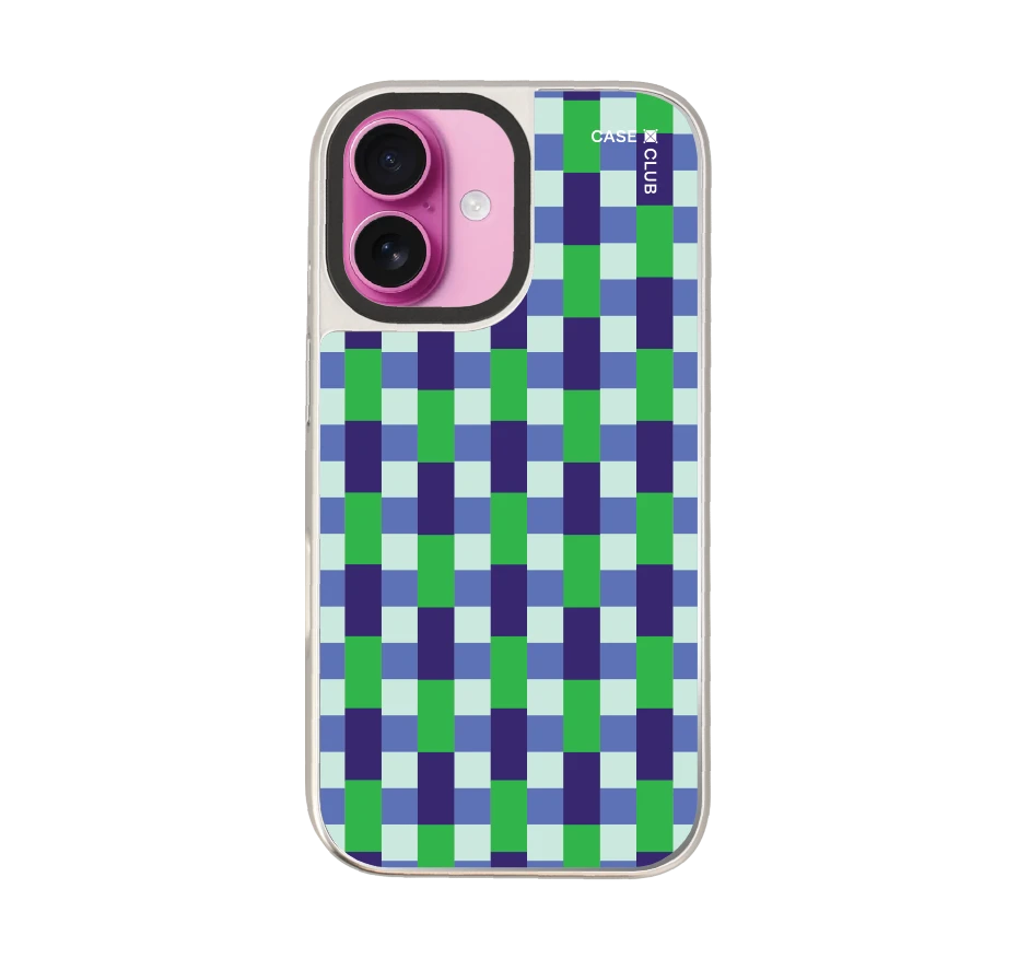 กริด ตารางสีเขียวน้ำเงิน