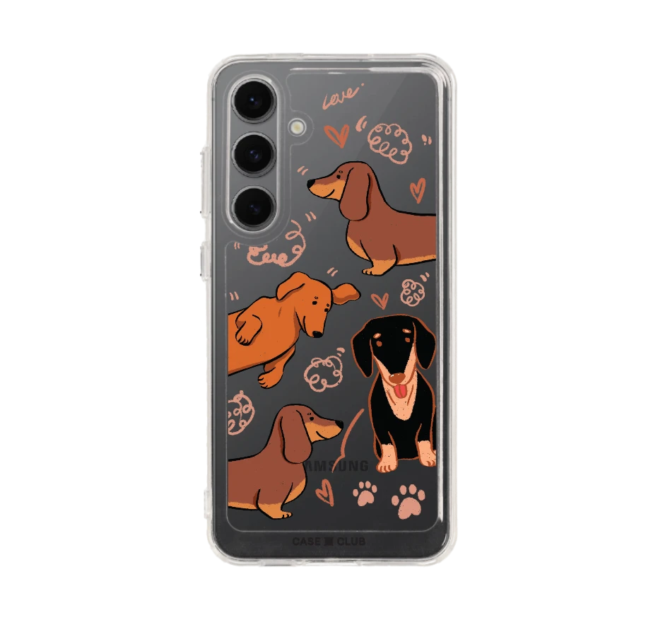 brown dachshund pattern