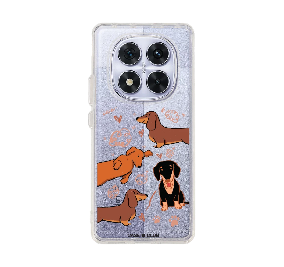 brown dachshund pattern