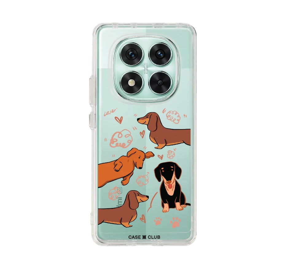 brown dachshund pattern