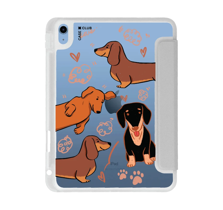 brown dachshund pattern