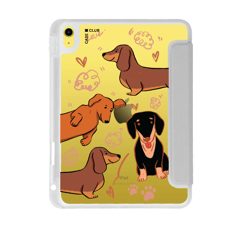 brown dachshund pattern