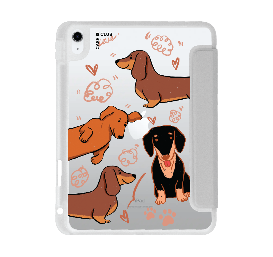 brown dachshund pattern