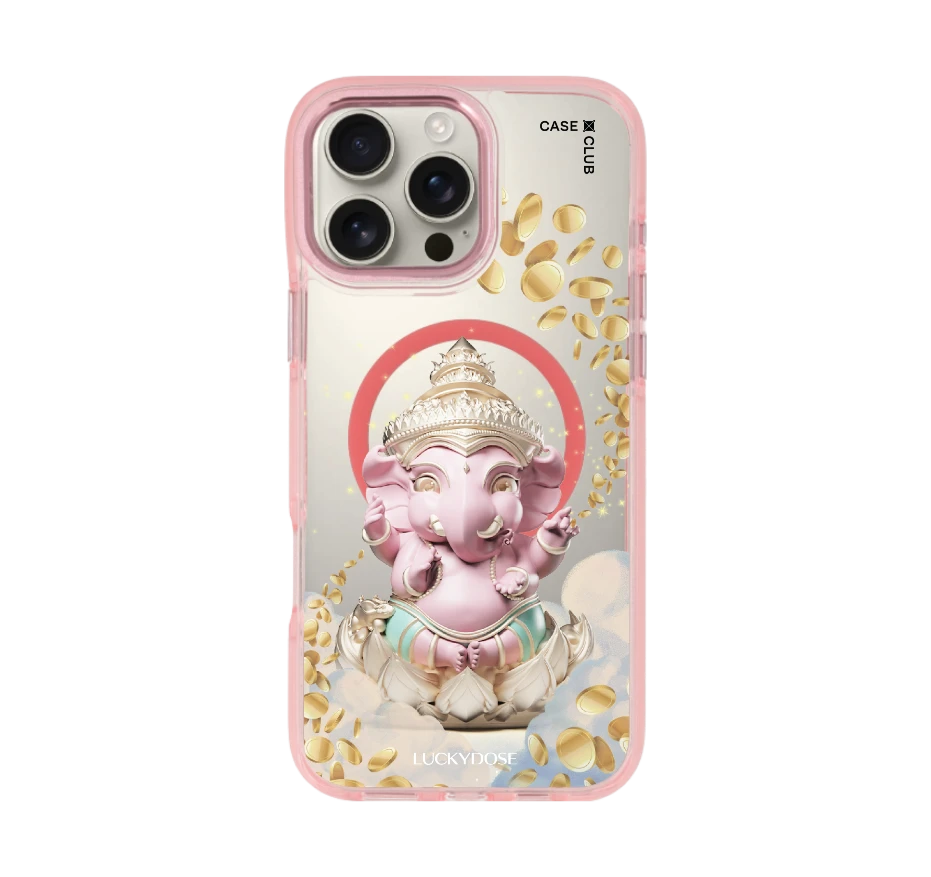luckydose พระพิฆเนศสีชมูพูพาสเทล