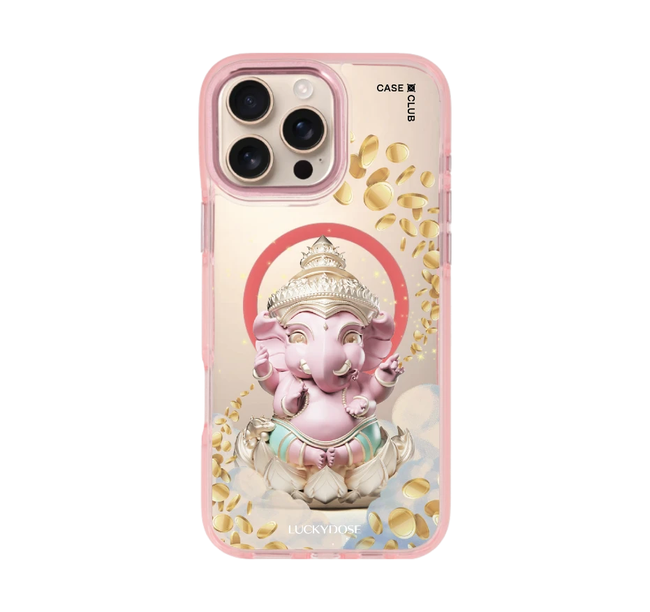 luckydose พระพิฆเนศสีชมูพูพาสเทล