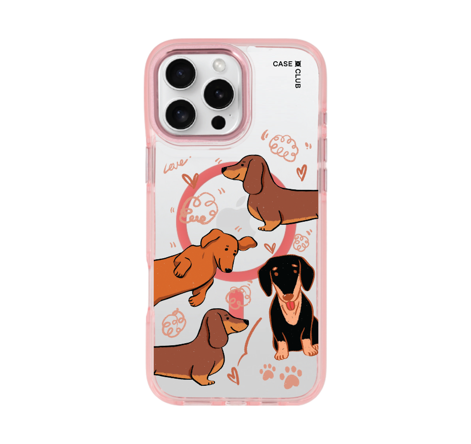 brown dachshund pattern