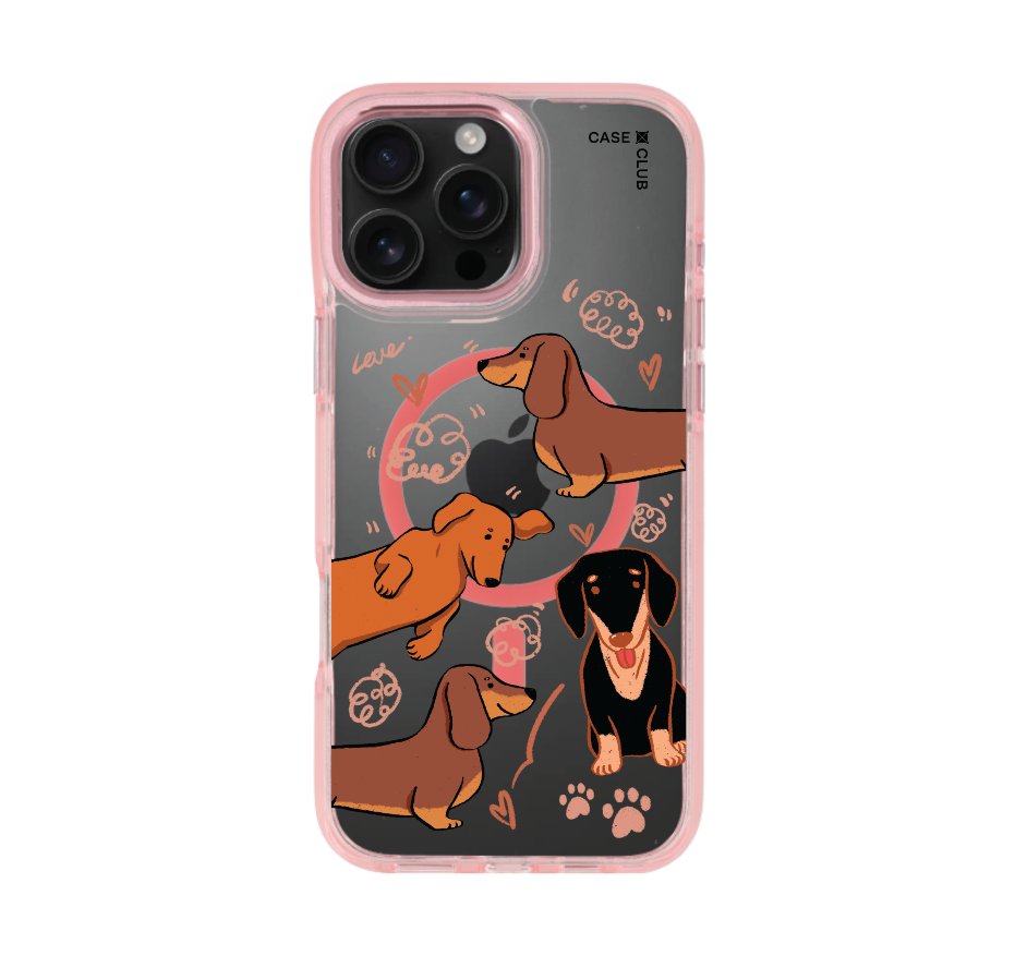 brown dachshund pattern