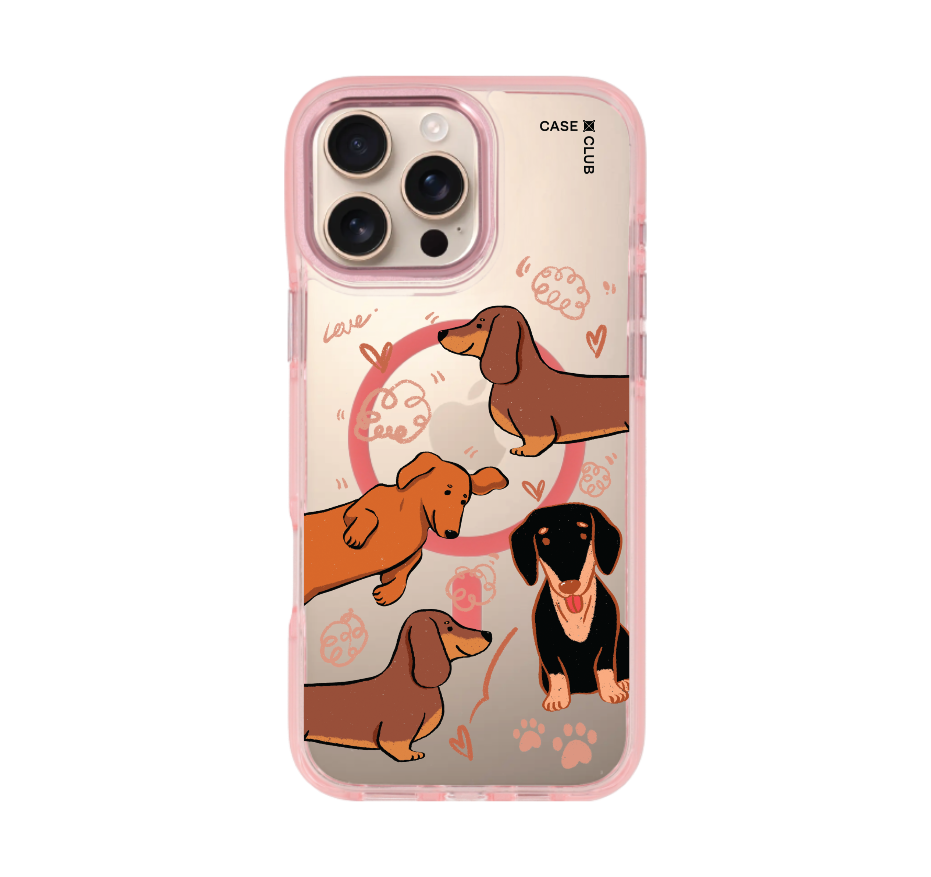 brown dachshund pattern
