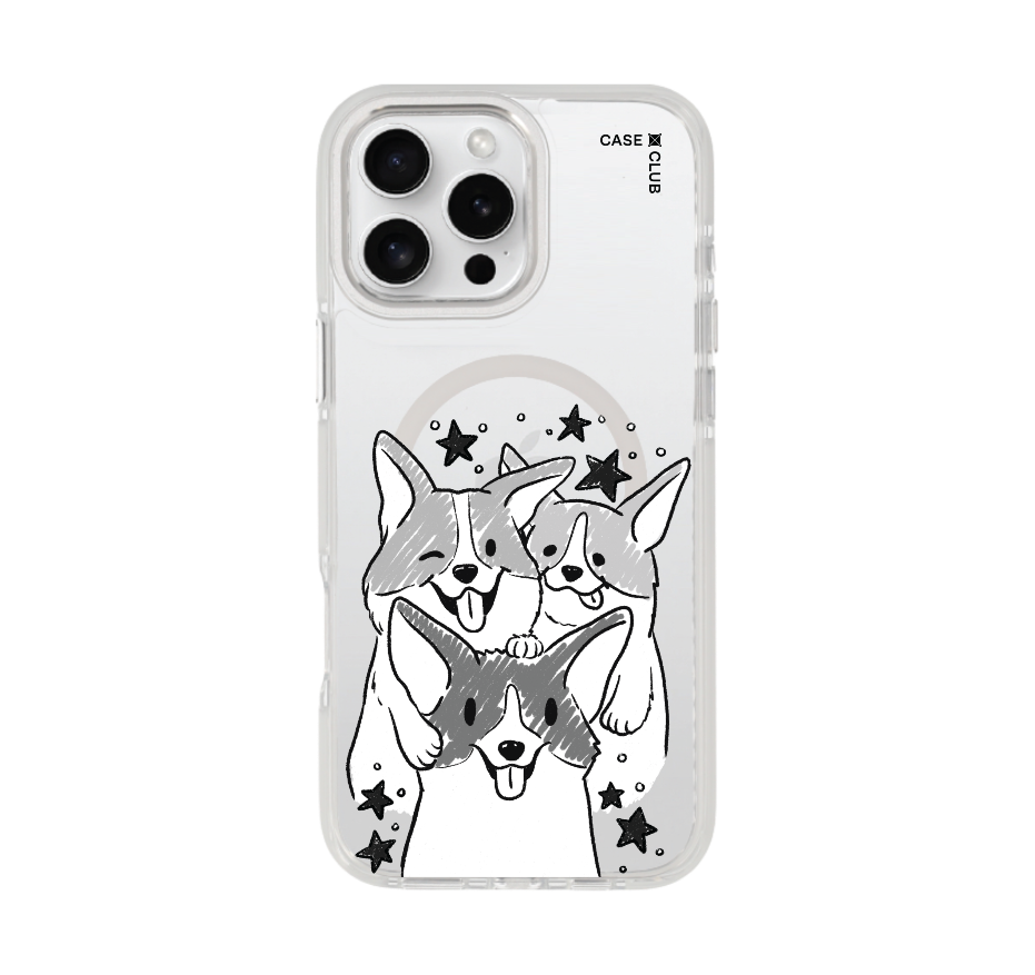 corgi trio