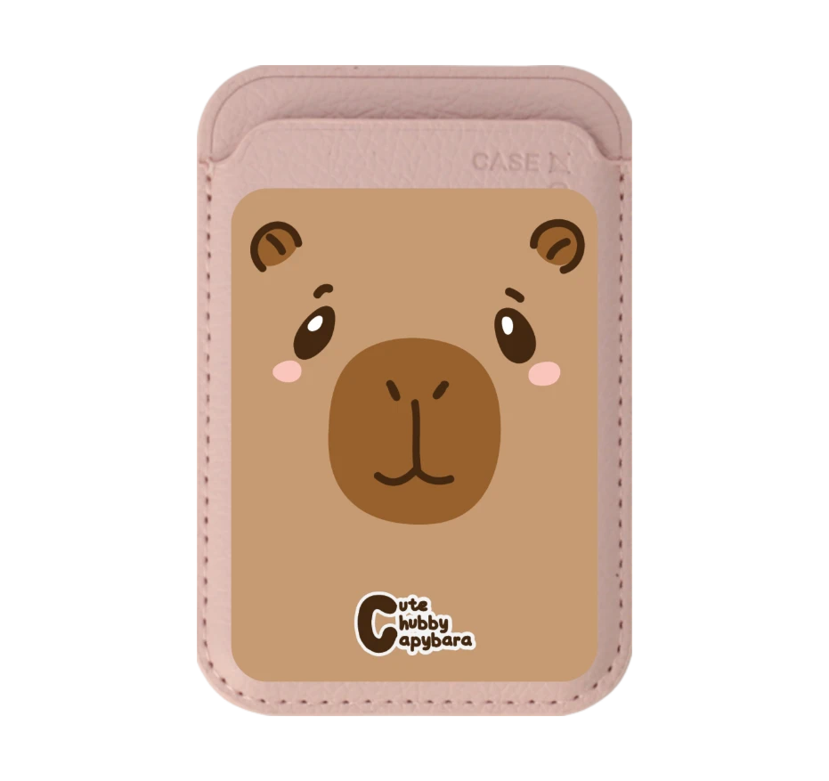 cute chubby capybara character