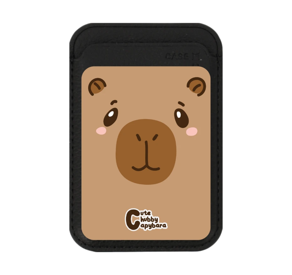 cute chubby capybara character