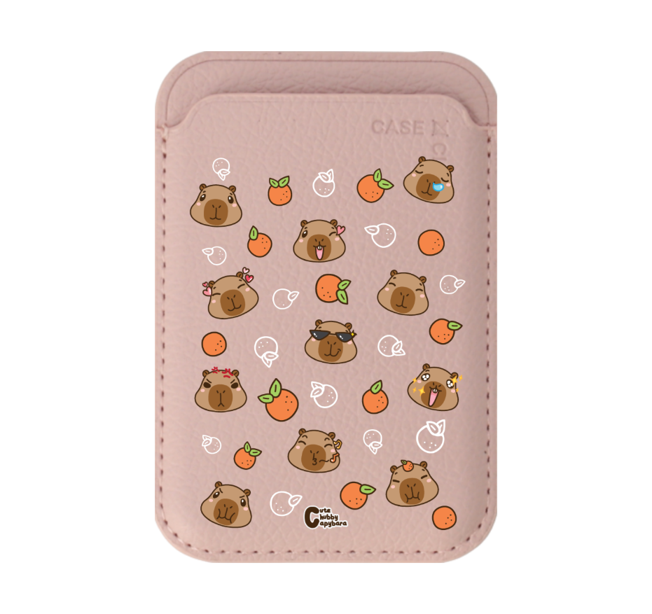 ลาย cute chubby capybara
