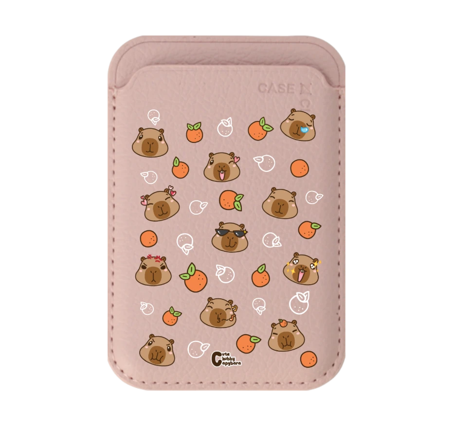 cute chubby capybara pattern