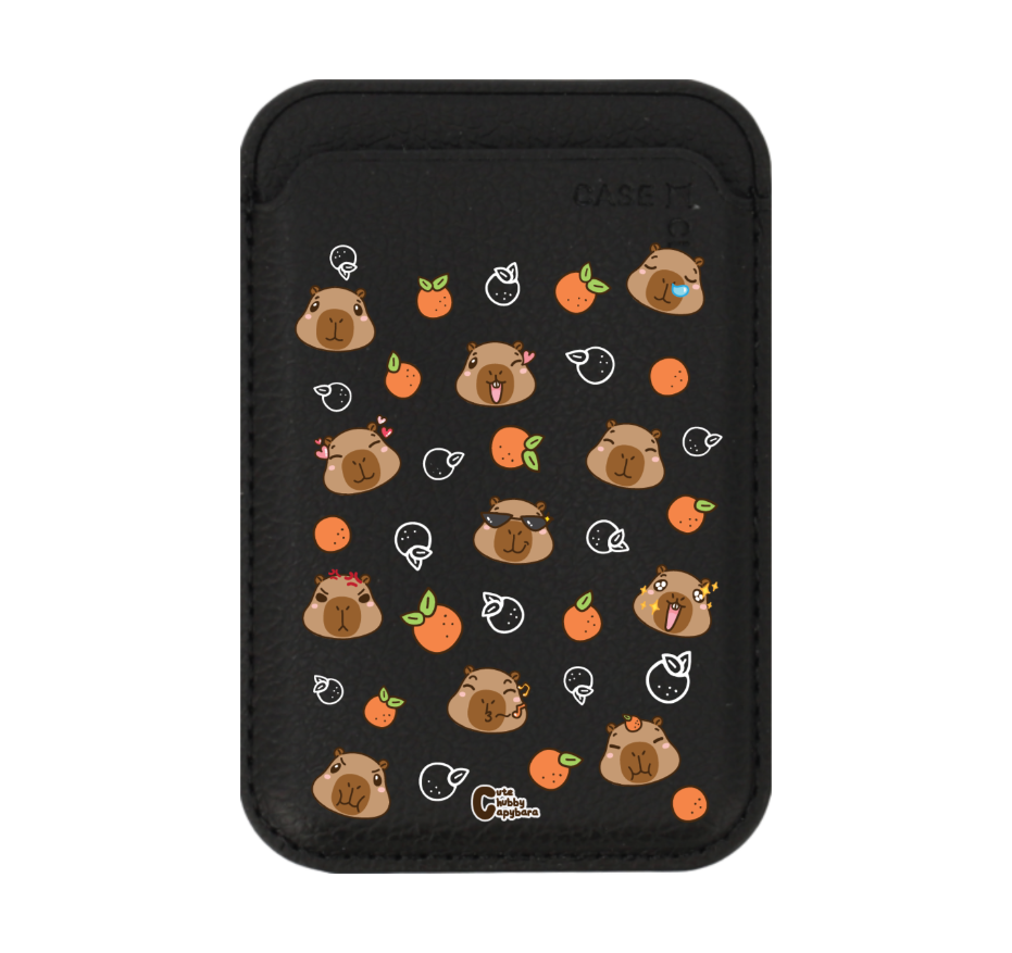 ลาย cute chubby capybara