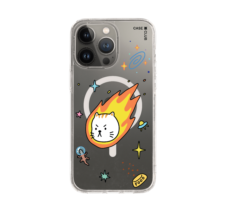 salmon cat space