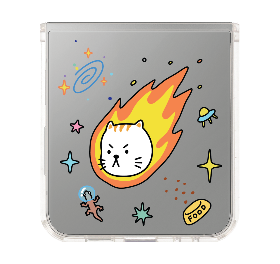 salmon cat space