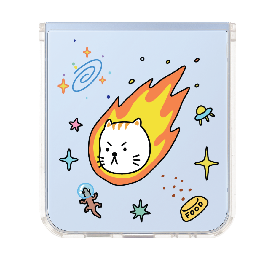 salmon cat space