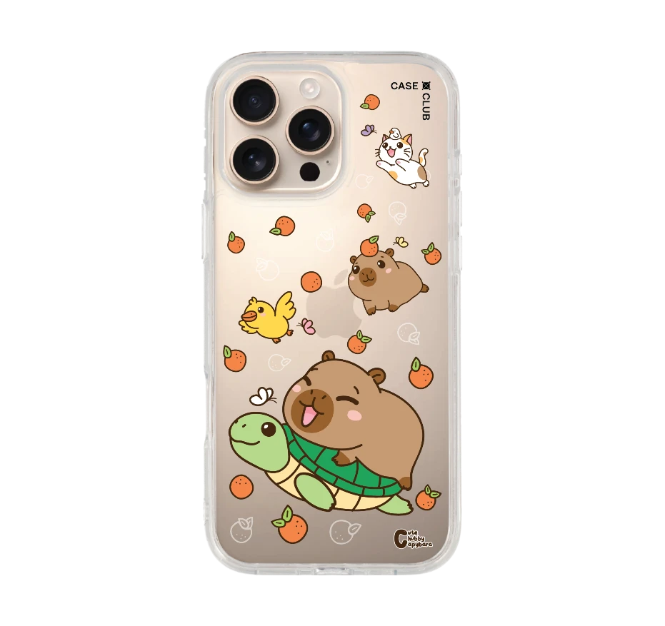 cute chubby capybara mix animal