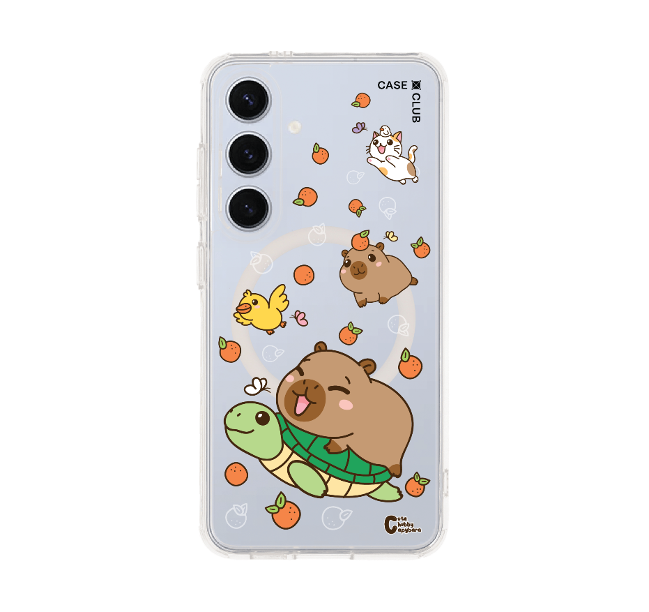 cute chubby capybara mix animal