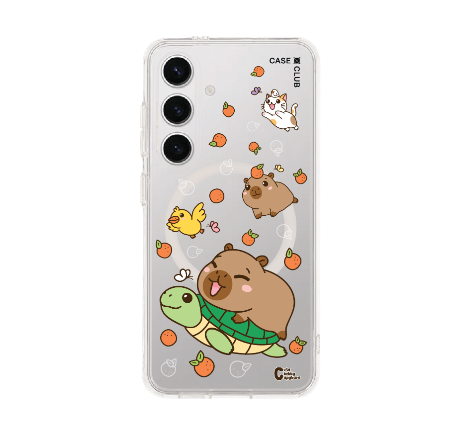cute chubby capybara mix animal
