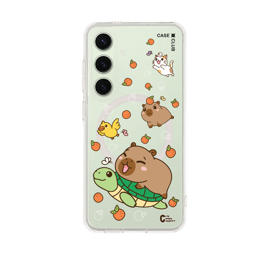 cute chubby capybara mix animal