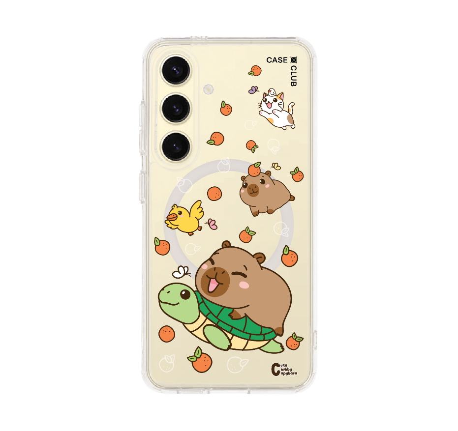 cute chubby capybara mix animal