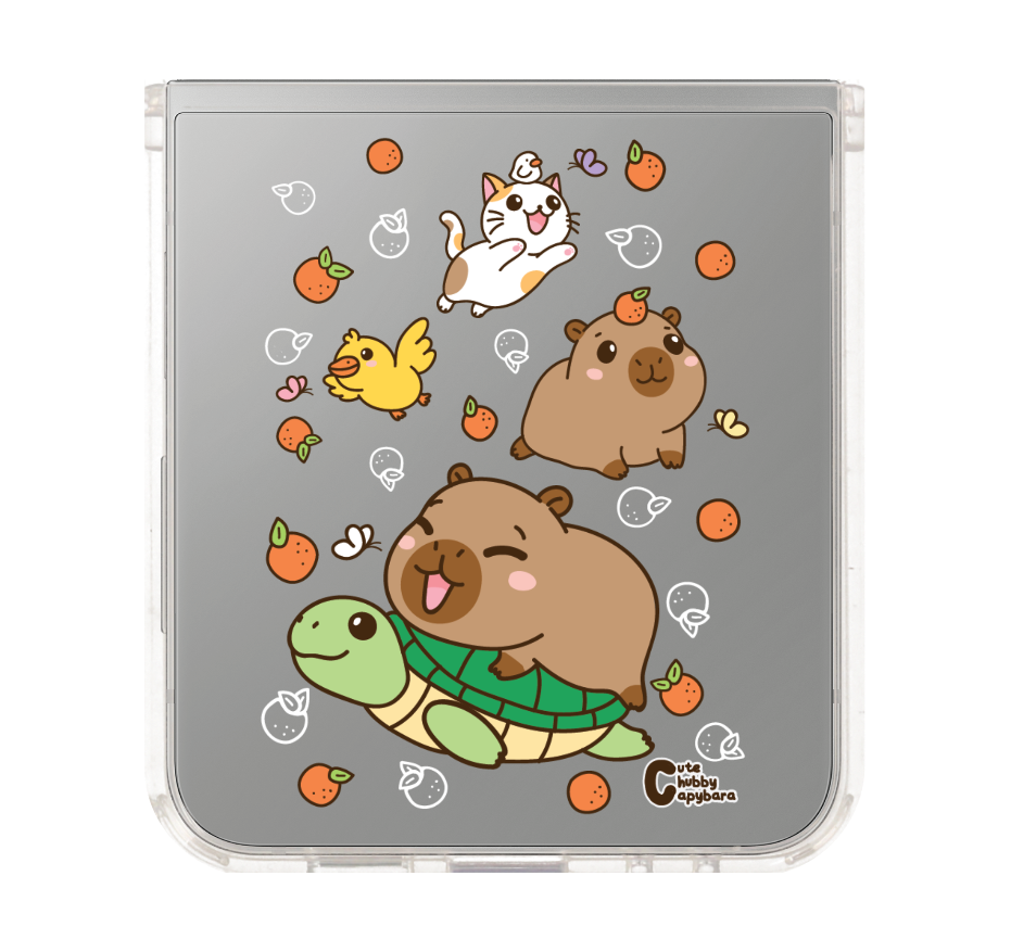 cute chubby capybara mix animal