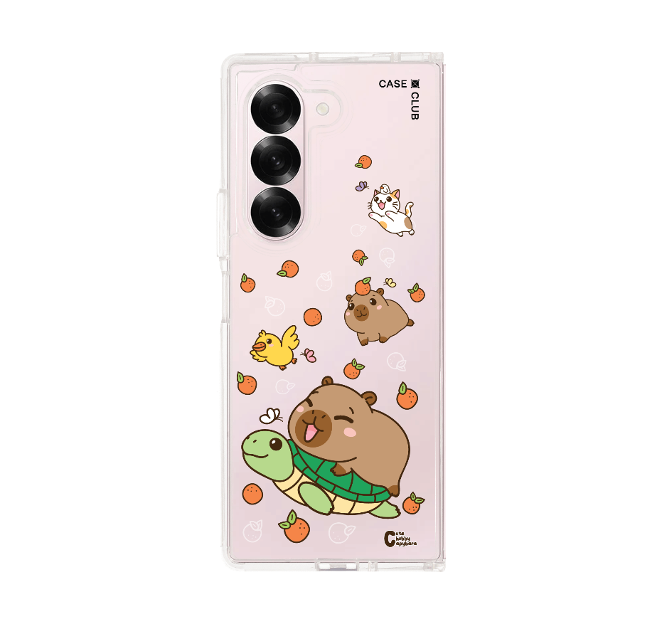 cute chubby capybara mix animal