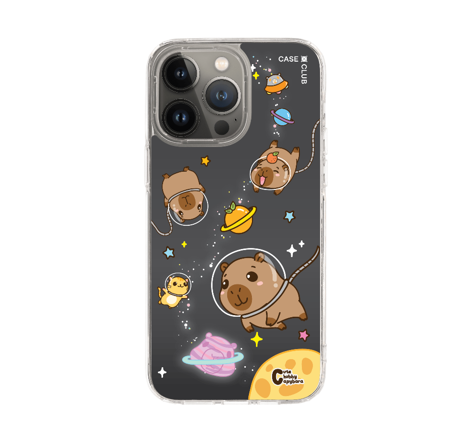 cute chubby capybara universe