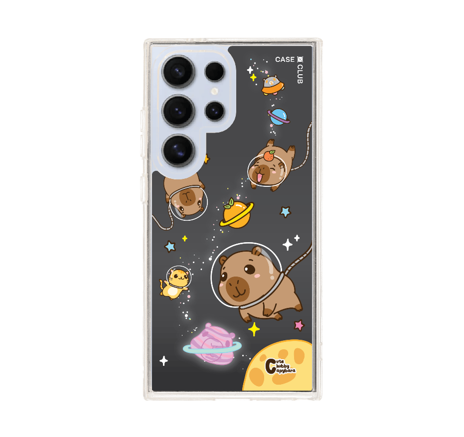 cute chubby capybara universe