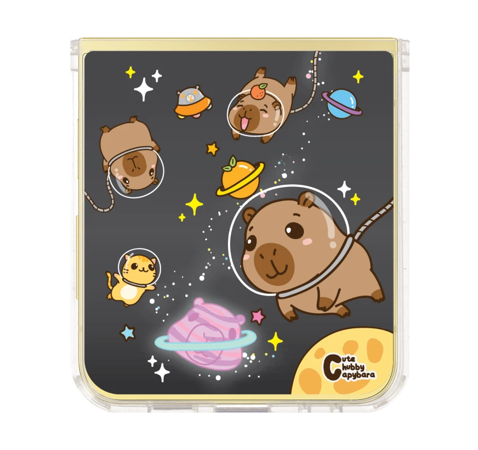 cute chubby capybara universe