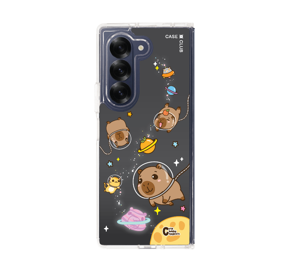 cute chubby capybara universe