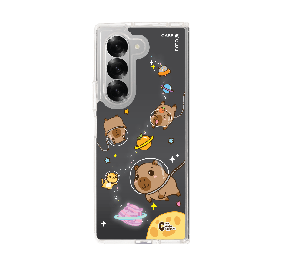 cute chubby capybara universe
