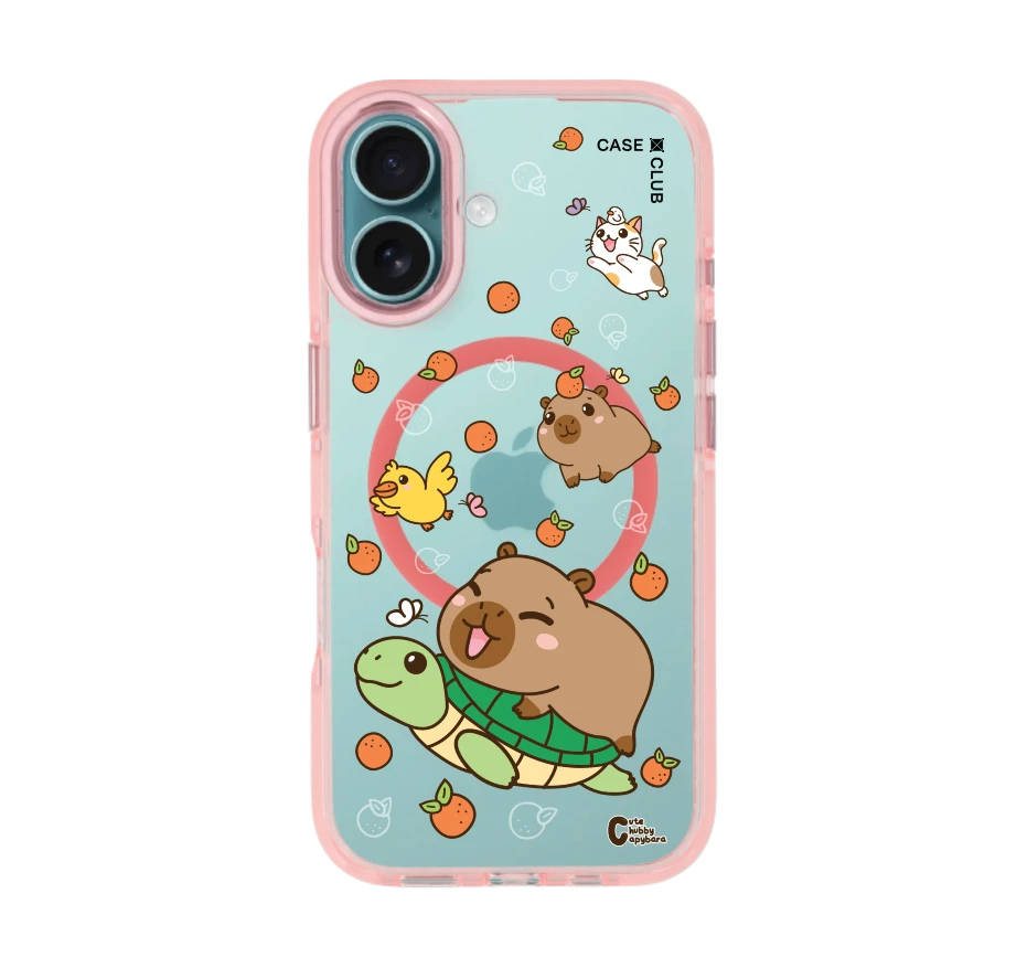 cute chubby capybara mix animal