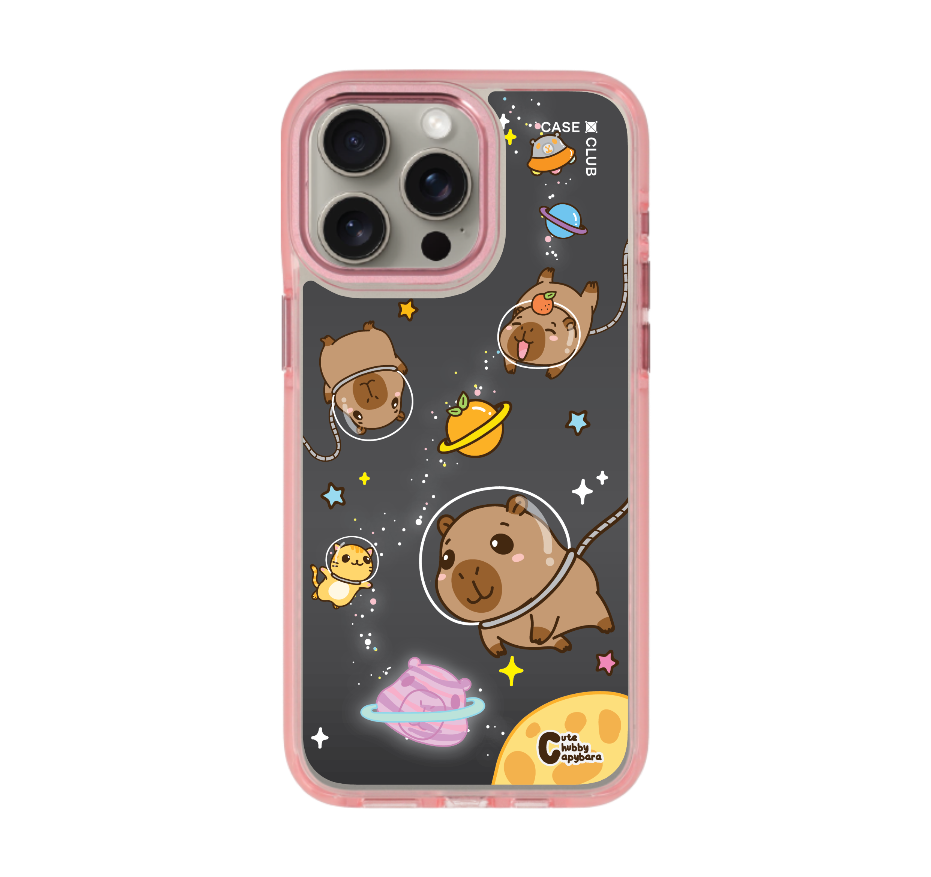 cute chubby capybara universe