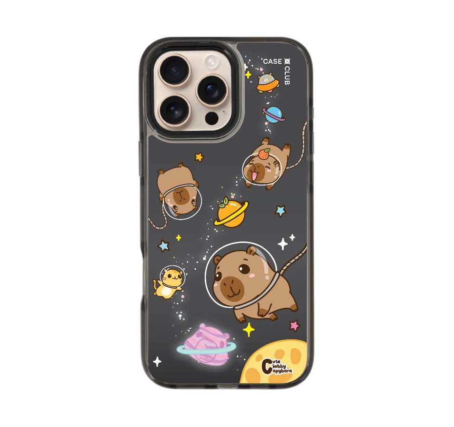 cute chubby capybara universe