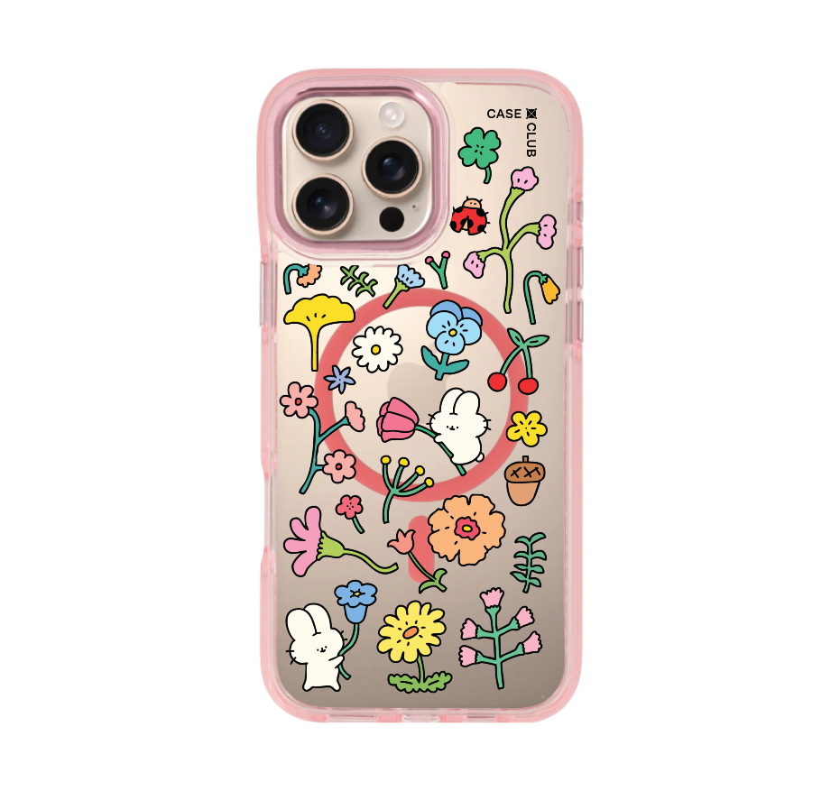 fluffy bunny garden sticker