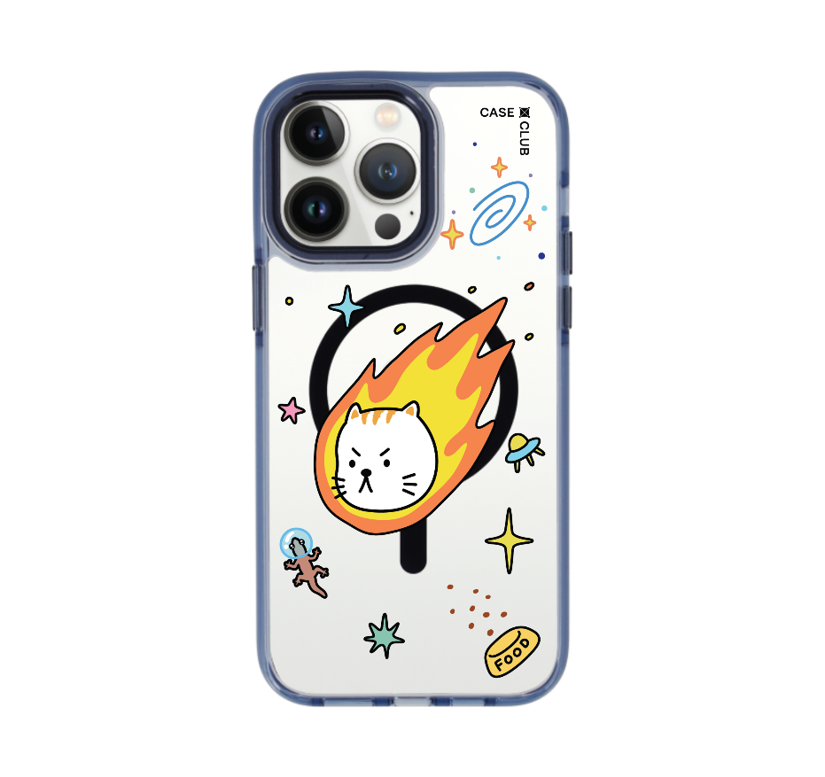 salmon cat space