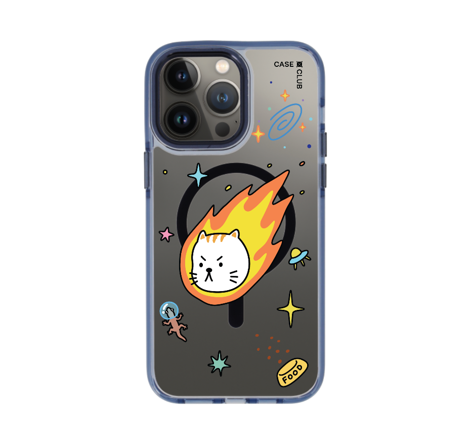 salmon cat space