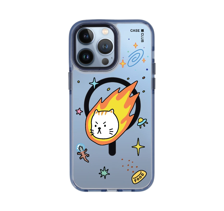 salmon cat space