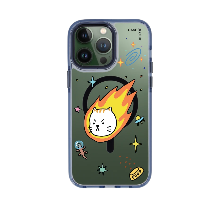 salmon cat space