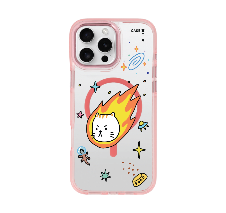 salmon cat space