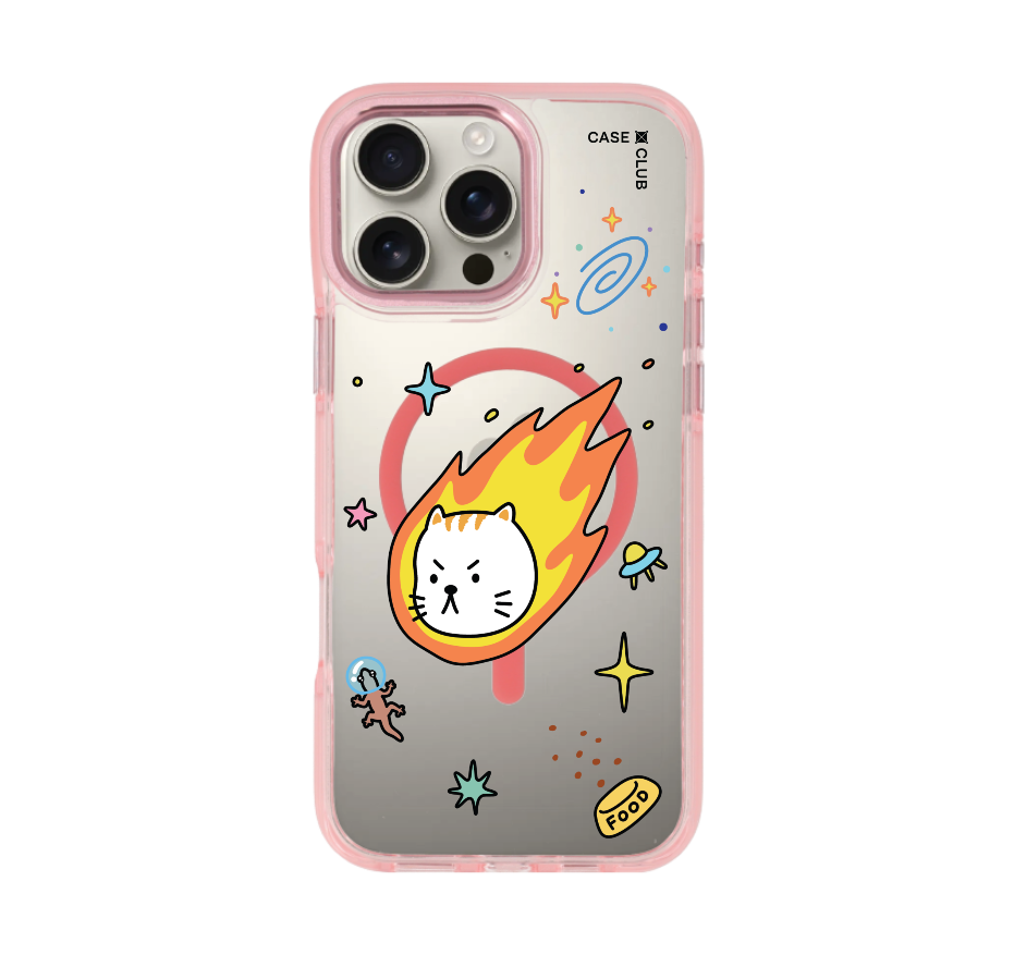 salmon cat space