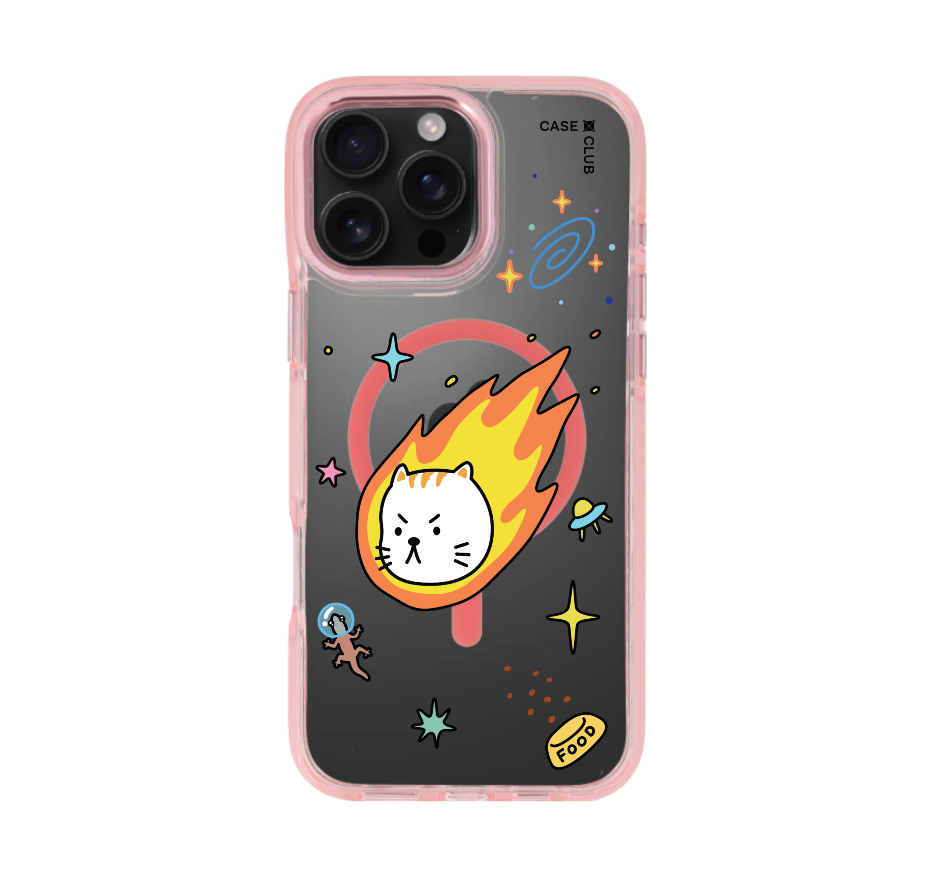 salmon cat space