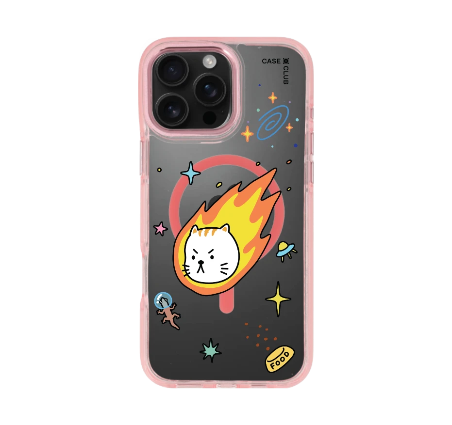 salmon cat space