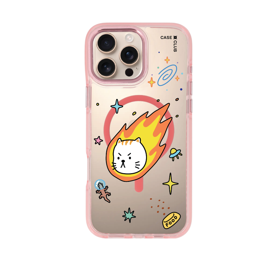 salmon cat space