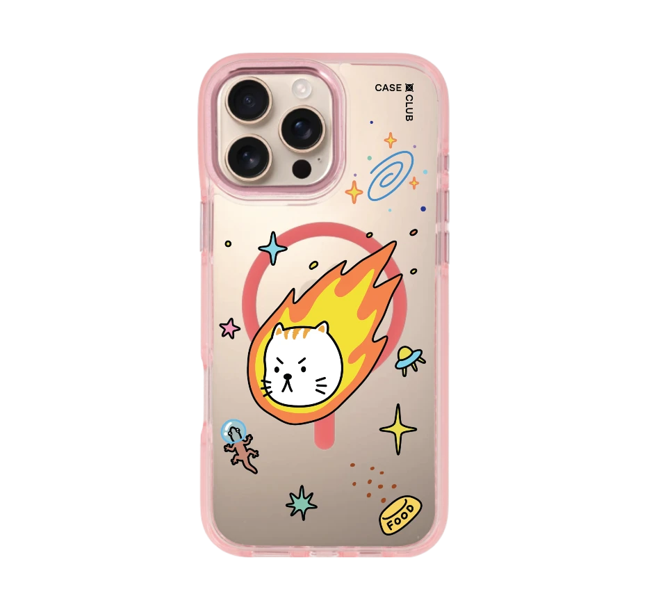 salmon cat space