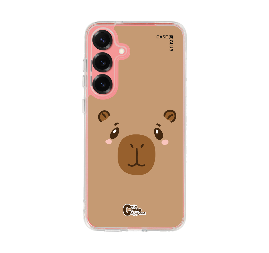 cute chubby capybara character